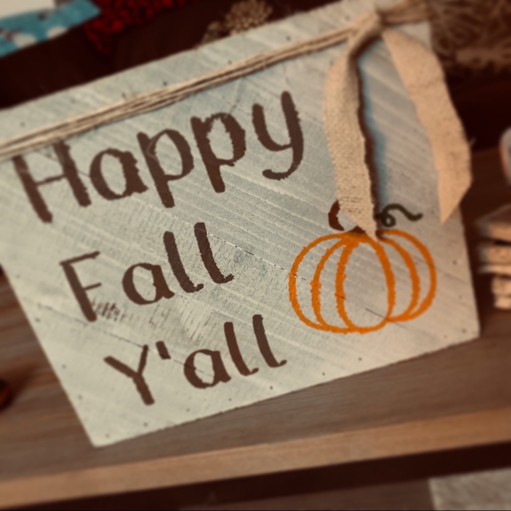Handmade Fall sign - Picture 1 of 1